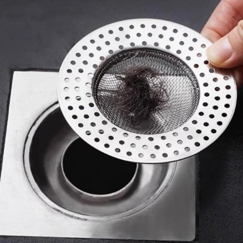 Stainless Steel Floor Drain Filter, Sewer Filter, Bathroom Floor Drain, Toilet Anti-clogging and Anti-flying Insect Device