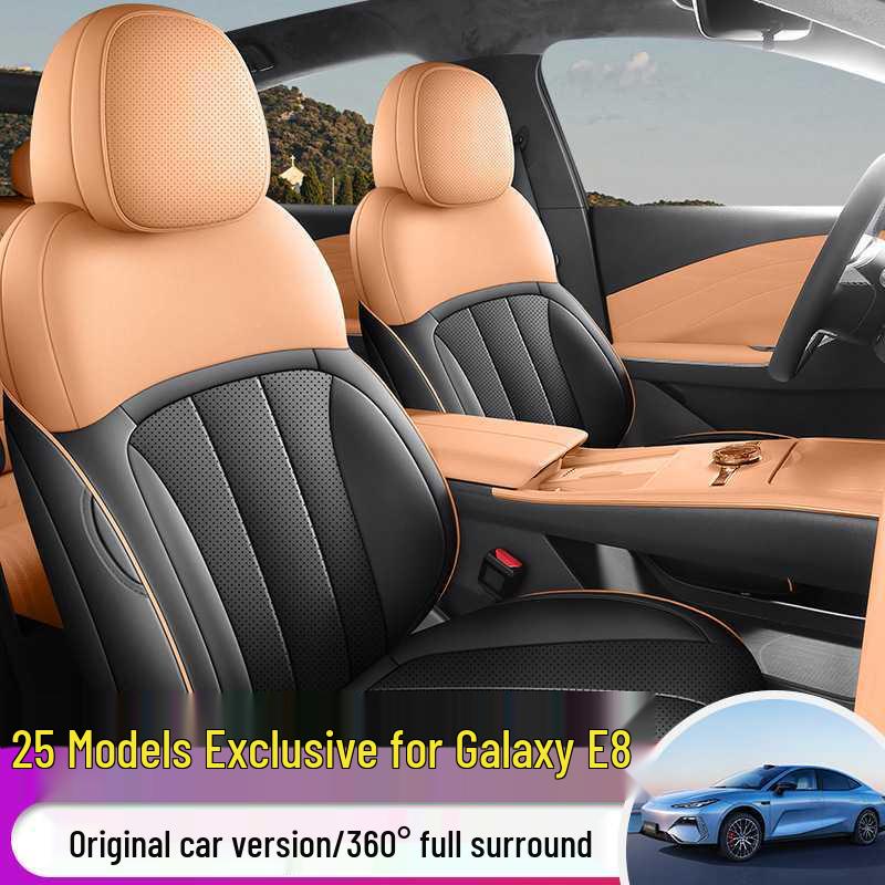 Geely Galaxy E8 25 Models Leather Car Seat Cushion - All-Season Full Surround Cover