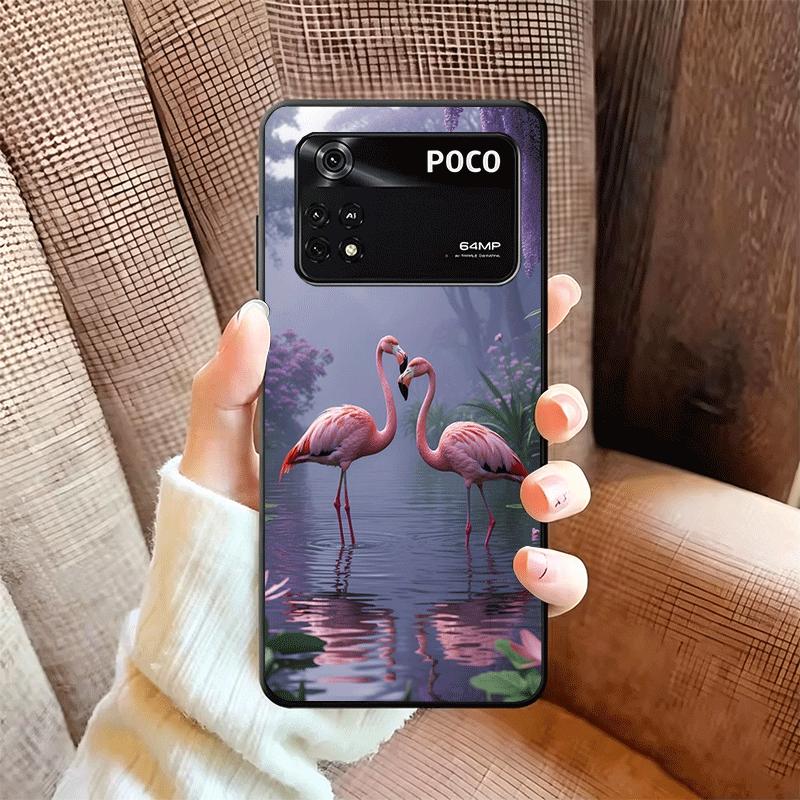 Pink Red Dreamy Flamingo Soft Phone Case for Xiaomi Poco X5 X6 X7 X8 Pro Max X3 F7 F8 Ultra M8 M7 M6 M5 Redmi 15 15C 14C 13C 12C