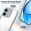 EUCAGR Чехол для Oppo A3X 4G с воздушными подушками, противоударный силиконовый бампер, прозрачная матовая задняя крышка, жесткий чехол для телефона для Oppo A3X