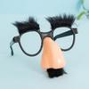 Y3NA Halloween Party Decoration Funny Glasses with Black Nose Get Ready to Have Fun