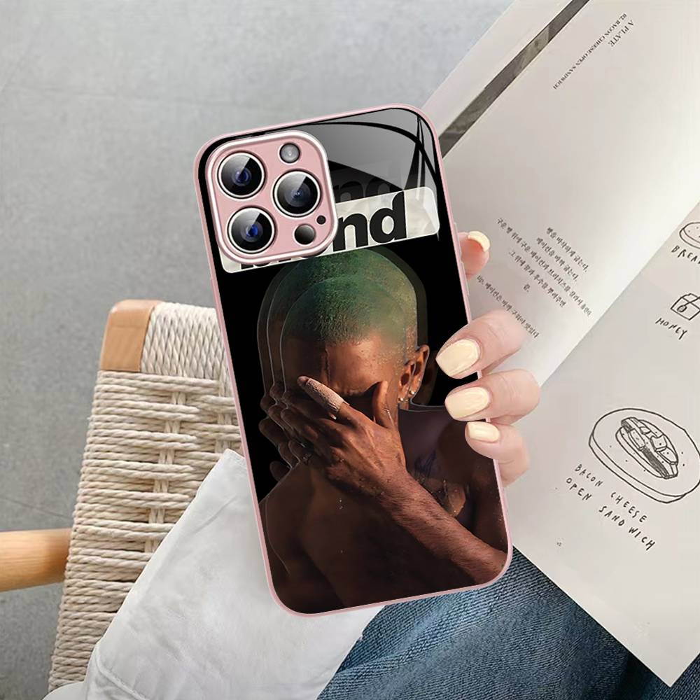 F-Frank Singer Закаленное Стекло Ocean Для Iphone 14 13 12 11 Pro Mini XS MAX 14Plus X XS XR Чехол