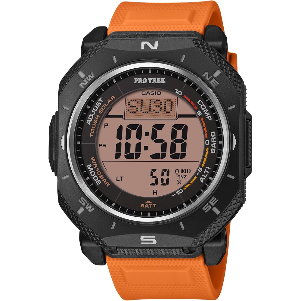 Мужские часы Casio Pro Trek Climber Line Tough Solar Экологичные PRG-69-4JF Оранжевые