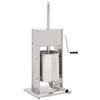 VidaXL Manual Sausage Stuffer Silver 10 L Stainless Steel