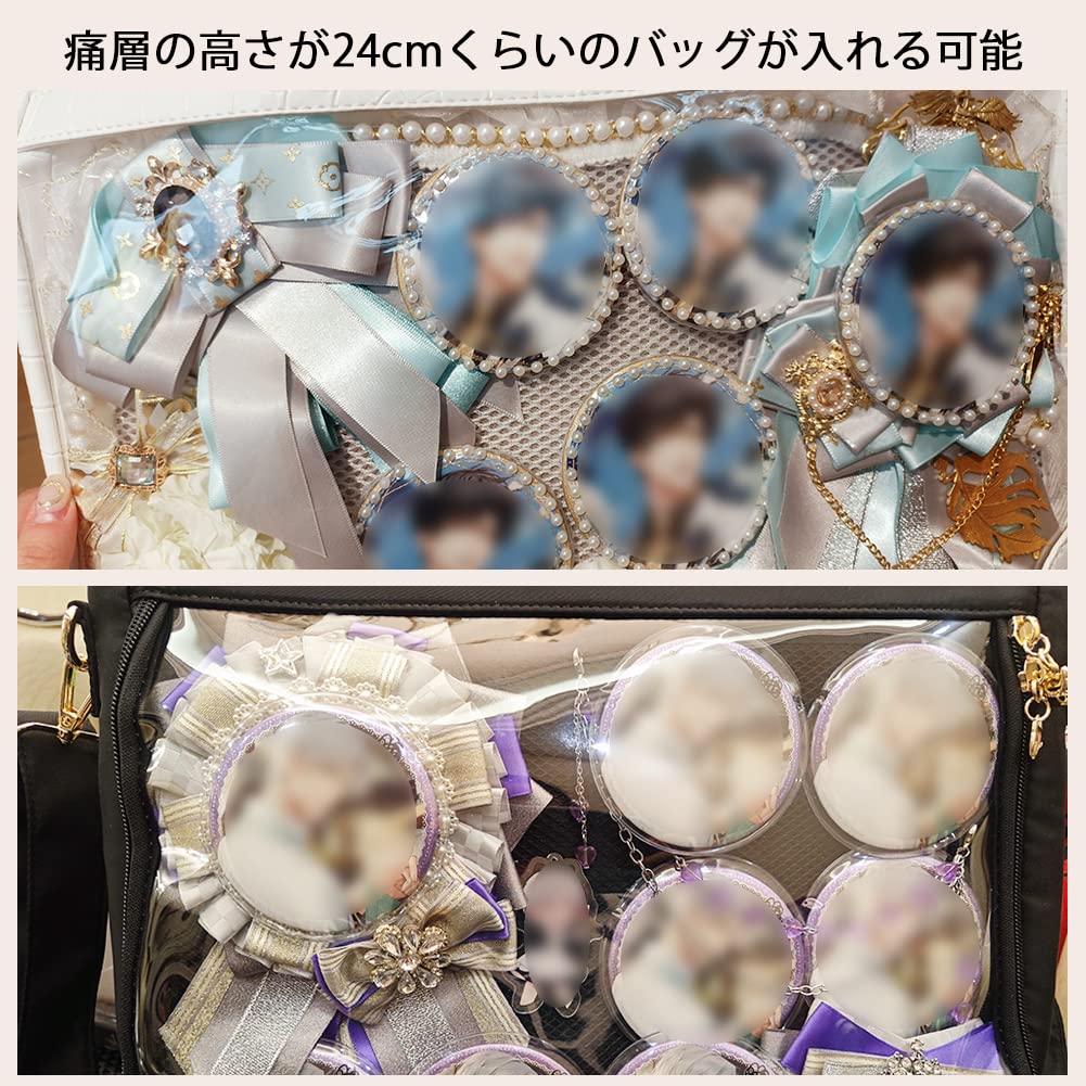 YUYAKESHI Rosette for Can Badge Ita Bag Handmade Ita Bag Can Ita Ribbon of the Same Color Red Badges, Decoration, Rosette, Ribbon, Decoration, Badge,