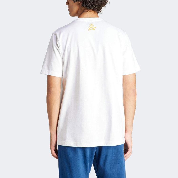 adidas Футболка с логотипом Culture Story, мужские топы, белая IU2070