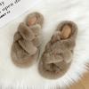 Мода 2024 Зимняя мода Мягкие теплые удобные плоские меховые тапочки Брендовые дизайнерские туфли-лоферы Мюли Вьетнамки Повседневные