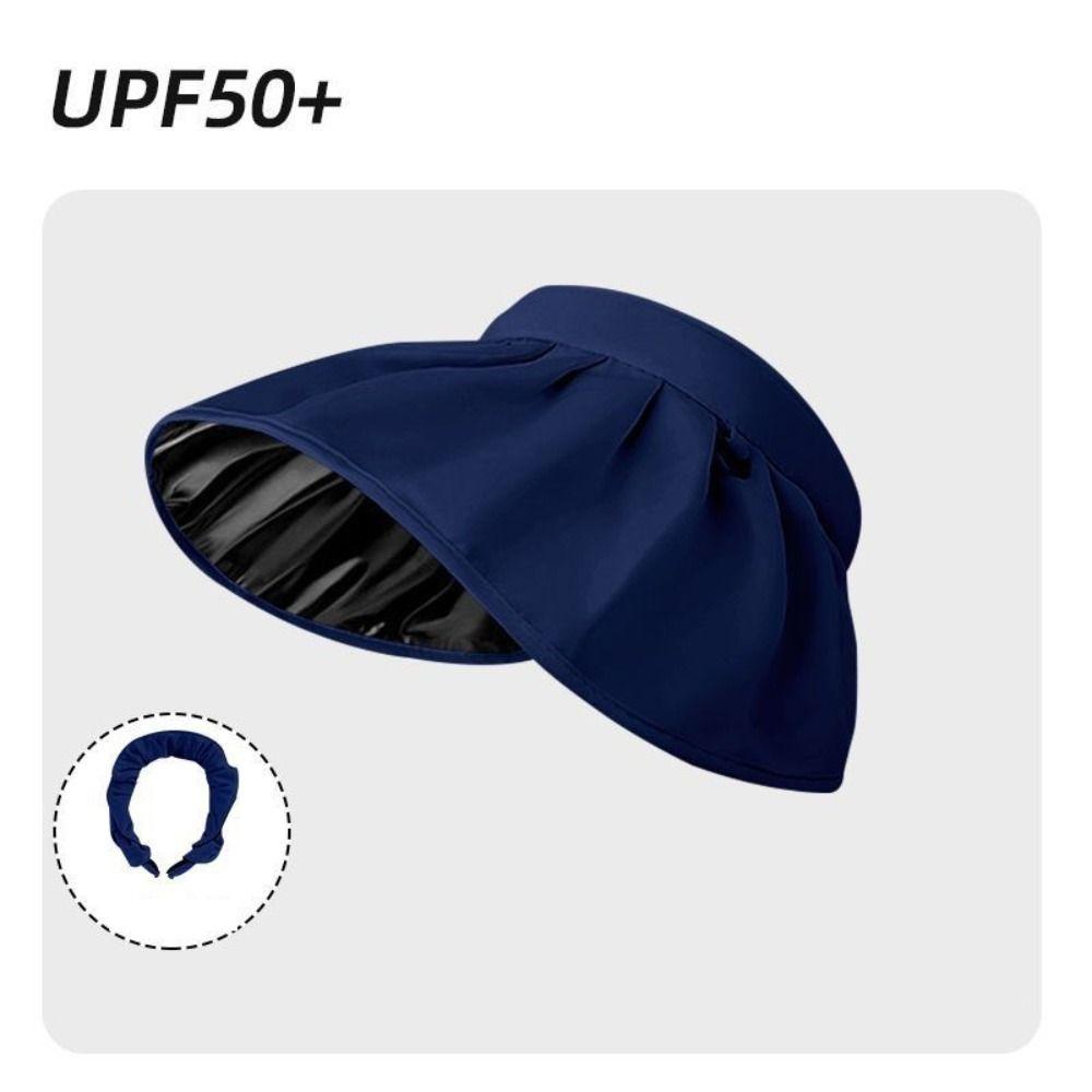 Широкополая шляпа-ракушка от солнца Мягкая пляжная шляпа Повседневная кепка-ведро для девочек