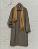 HAZZYS [His] Wool Cashmere Blend Balmacaan Coat Grey