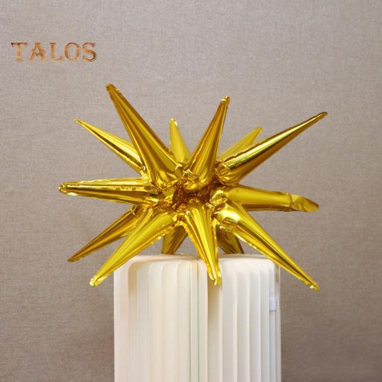 6 шт. Звездные шары 12-точечные звездные шары из фольги и майлара для свадебного юбилея, рождественского, новогоднего, дня рождения, вечеринки, принадлежностей