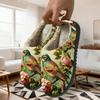 Унисекс хлопковые тапочки с рисунком птиц для осени и зимы