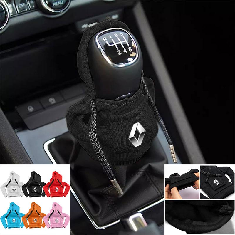 2026 Горячий Для Renault Наклейки в Салон Худи Автомобильный Чехол на Рычаг Переключения Передач Милый Плюшевый Чехол на Ручку КПП для Renault Megane 2 3 4 Tw