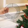 Yousheng 20cm/25cm Metal Hoop Wreath Frame Wire Ring Flower Garland Holder DIY Wreath Making Supplies for Festival Wedding Party