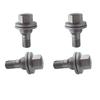 4PCS M12 X 1.25 Wheel Bolts Nuts 9817024580 For Peugeot 1007 407 206 Citroen C2