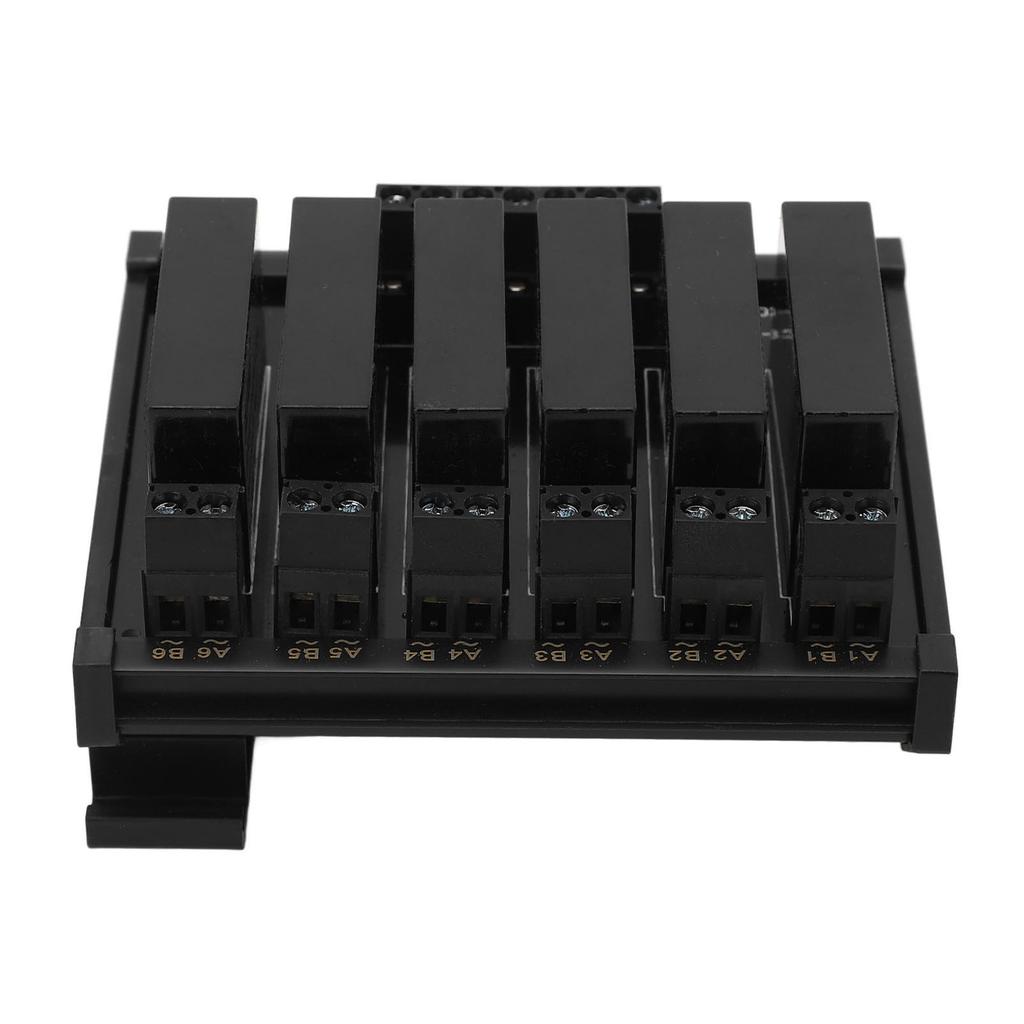 6 Channel DC to AC Solid State Relay 3‑32VDC Input 5‑8A 24‑480VAC Load Solid State Relay SSR Module