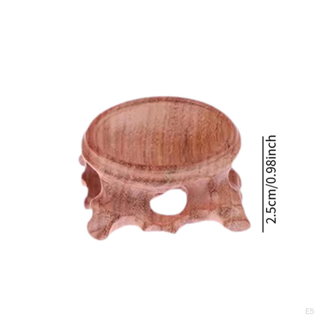 Деревянная подставка для подставки под яйцо, декоративная, коллекционная, держатель шара, держатель для шара и камня