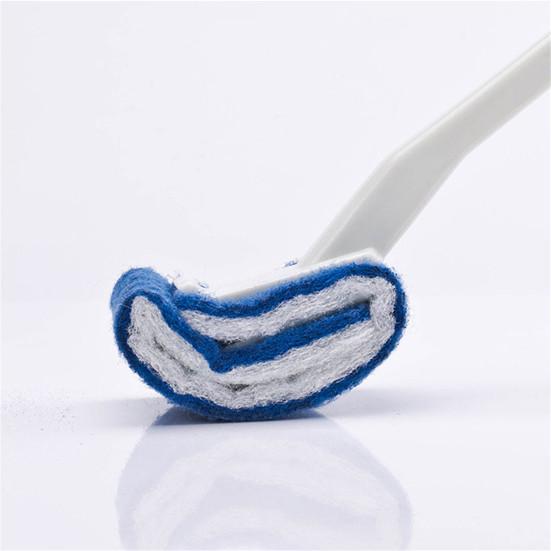 Household Bathroom Long Handle Handheld Toilet Deep Cleaning Brush Scrubber Tool