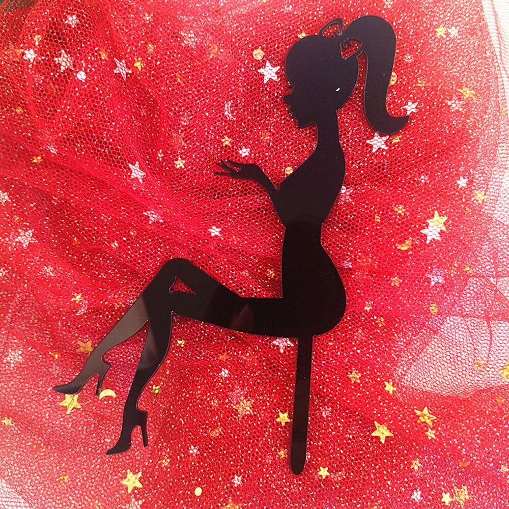 1 шт. туфли на высоком каблуке для девочек, украшения для торта, флажки для свадебного торта «С днем рождения», принадлежности для кексов ARI