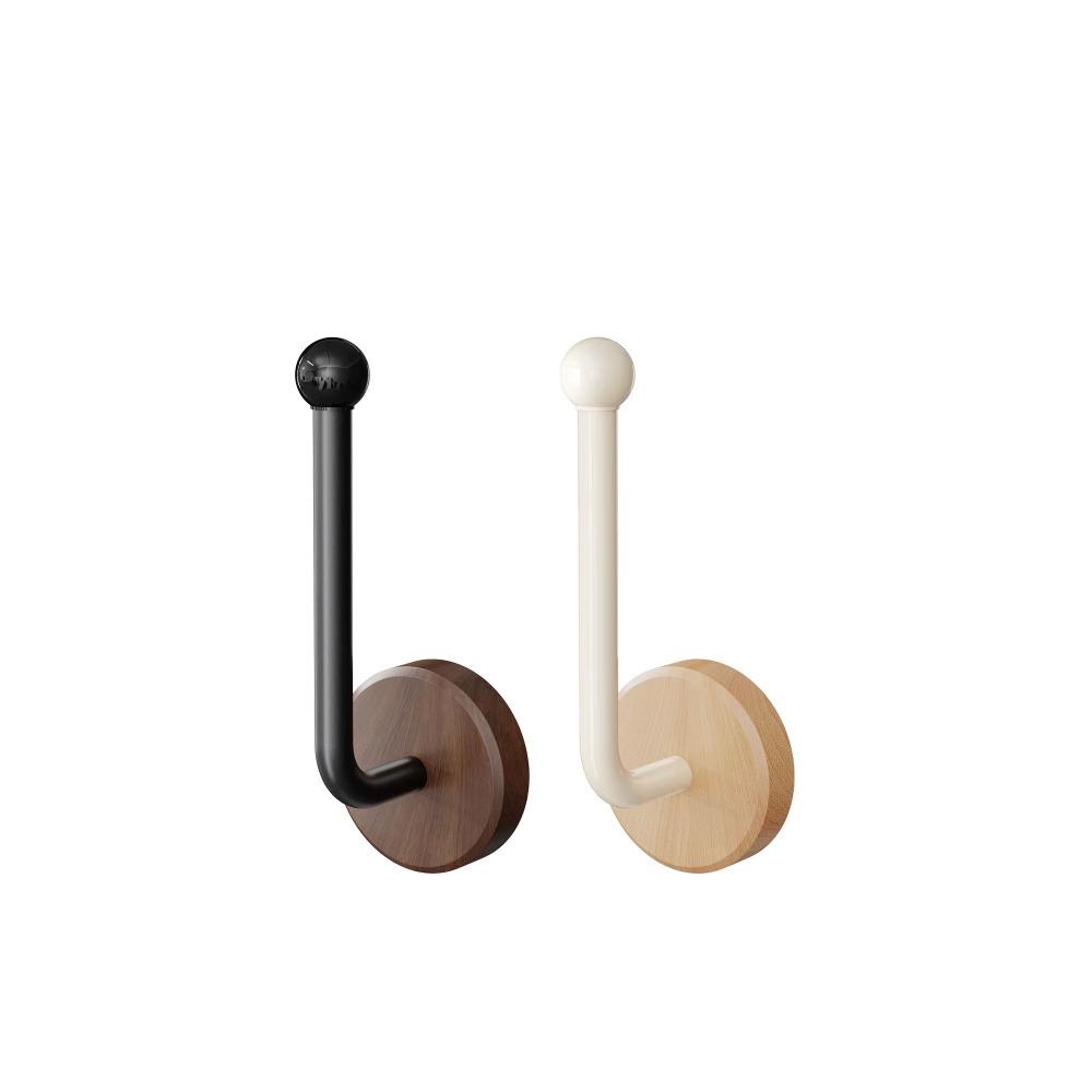 Log Decorative Hook Chinese Style Curtain Side Hook Durable Walnut Curtain Hook Living Room