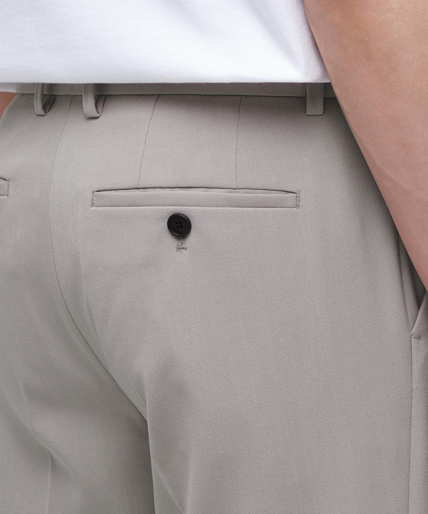 MUSINSA STANDARD Lightweight Tapered Hidden Elastic Waist Length Slacks [Light Beige]