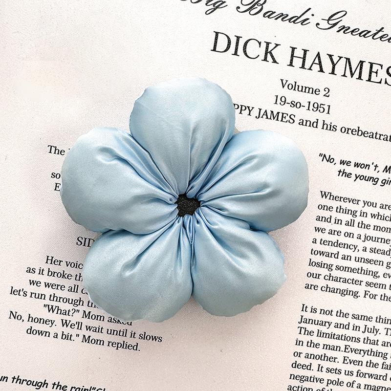 Преувеличенные большие цветочные резинки для волос головной убор для женщин и девочек модная эластичная повязка для волос милые универсальные аксессуары для волос подарки