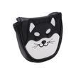 PU Leather Golf Putter Head Covers with Magnetic Closure Waterproof Cartoon Thicken Plush Golf Club