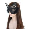 Рождественская черная кружевная сексуальная маска для вечеринки-маскарада в венецианском стиле «кошачий глаз», маска кошки, аксессуары для маскарадного костюма