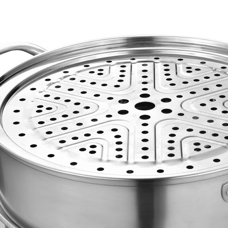 EFULLOT Starry 30cm 3-Layer Stainless Steel Steamer