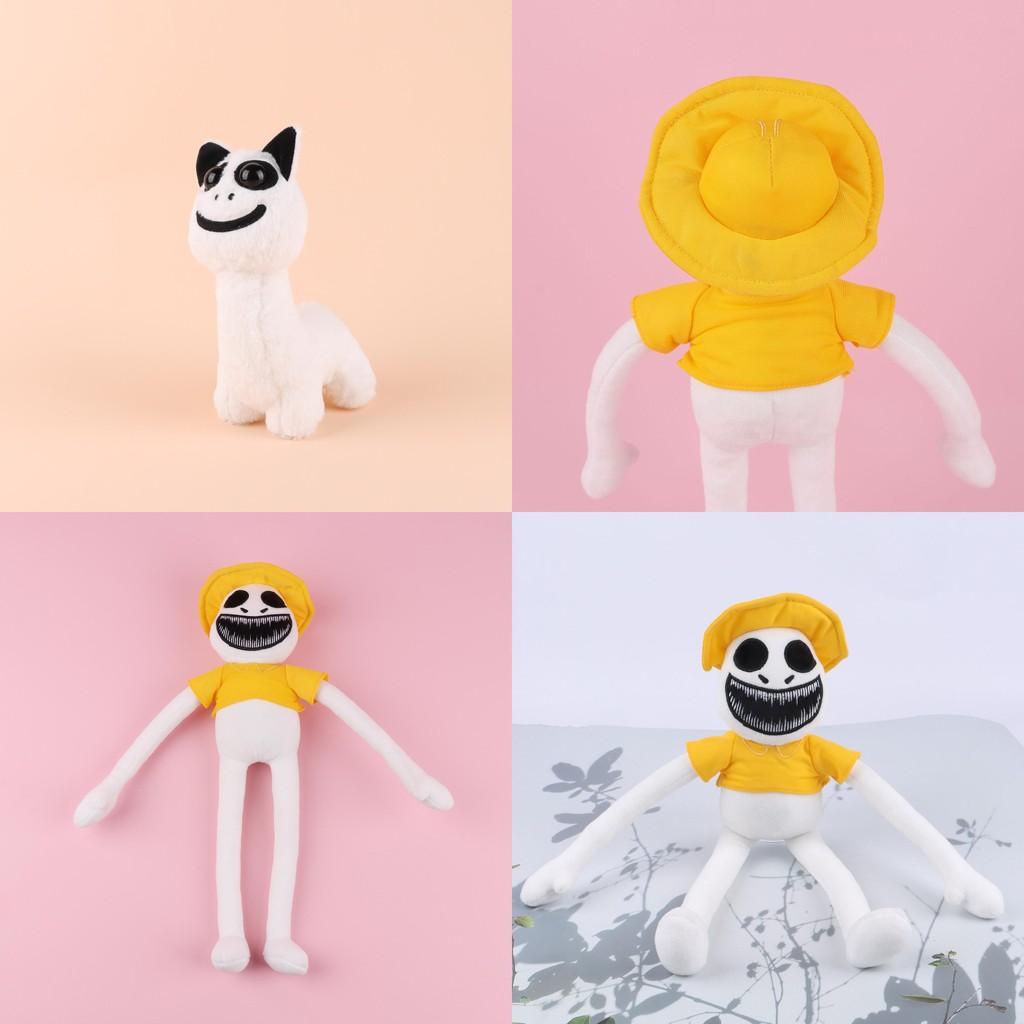 Zoonomaly Plush Odd Animal Park Stuffed Zoo Guard Doll Short Plush Cartoon Character Other Pp Cotton Customized White Yellow 48*7*40cm