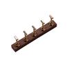 Retro Magnetic Nail Holder Practice Display Stand Walnut Base Showing Shelf Nail Art Tool Colorful Nail Polish For Novice