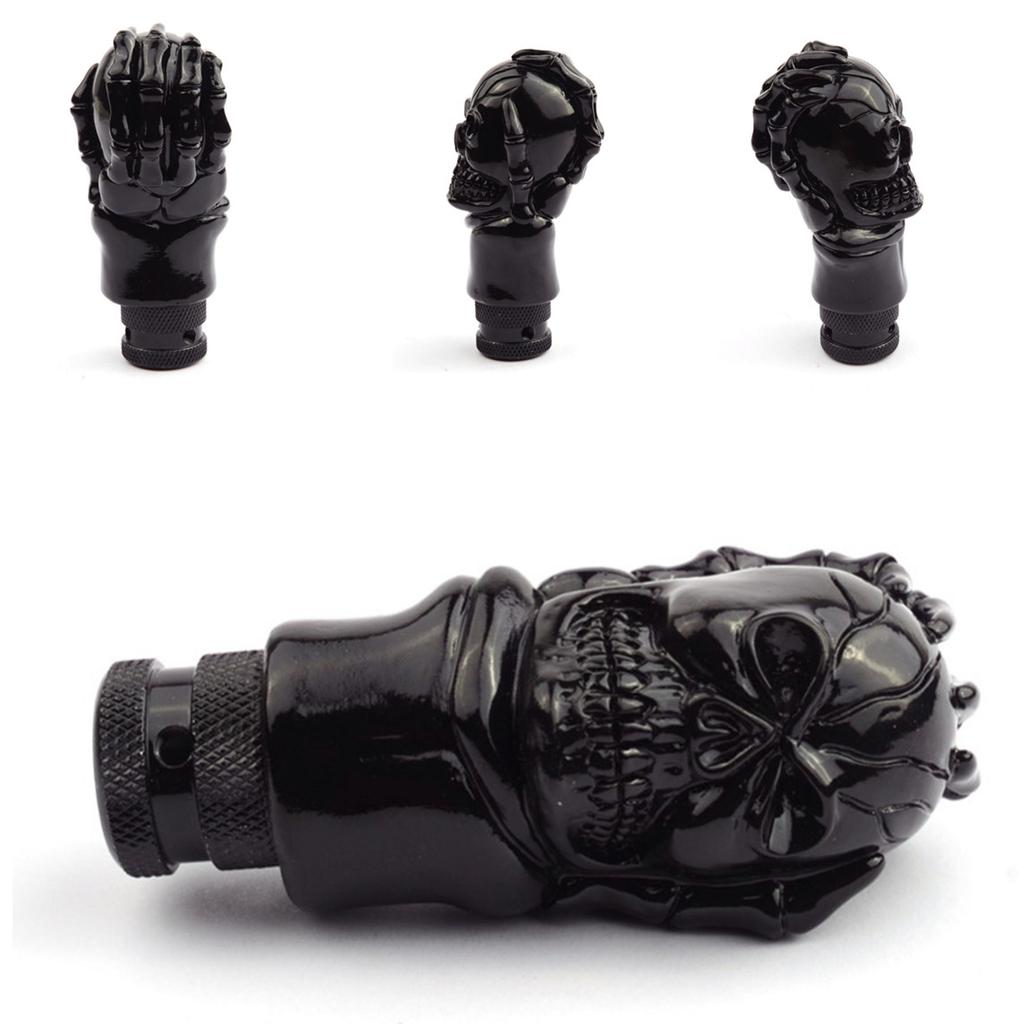 Фитинг для автомобиля, грузовика, металлический череп, ручка рычага переключения передач механической коробки передач