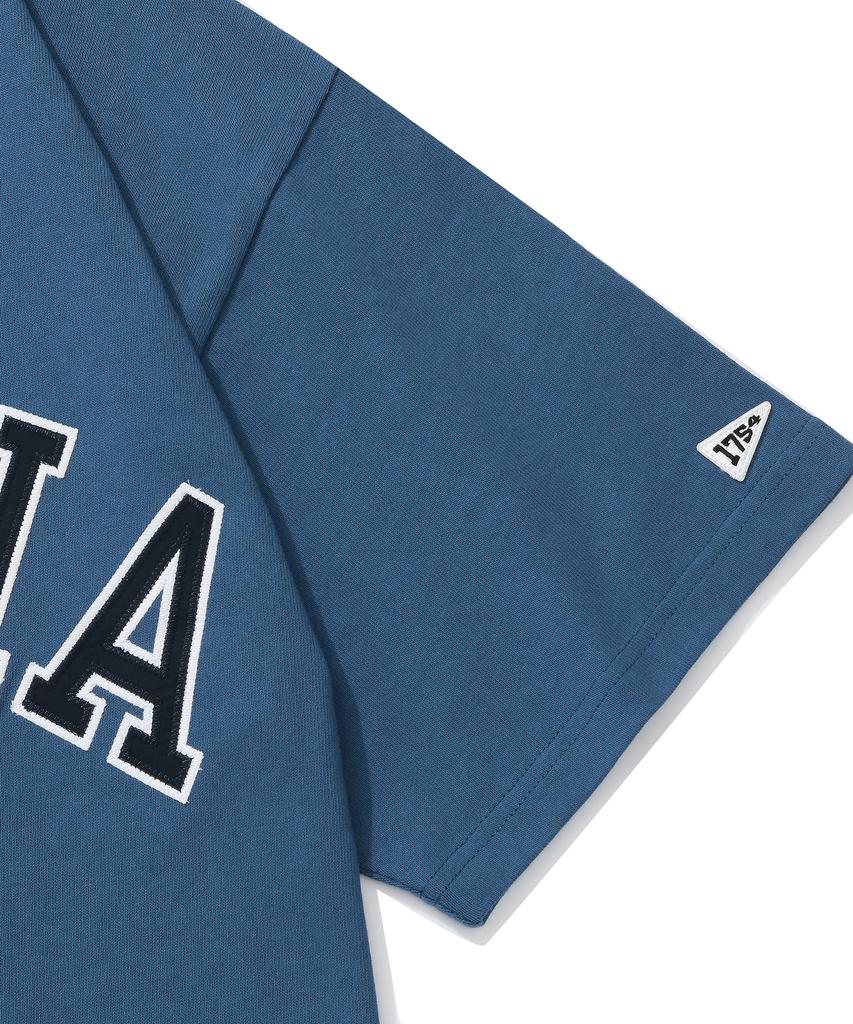 УНИВЕРСИТЕТ КОЛУМБИЯ Футболки с логотипом-аркой COLUMBIA S/S French Blue