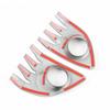 For toyota corolla cross 2019-2021 Carbon fiber Front fog light lamp Cover trim