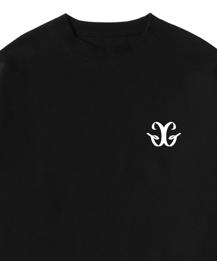 GRAVER [Unisex] Small G Logo Sweatshirt_Black