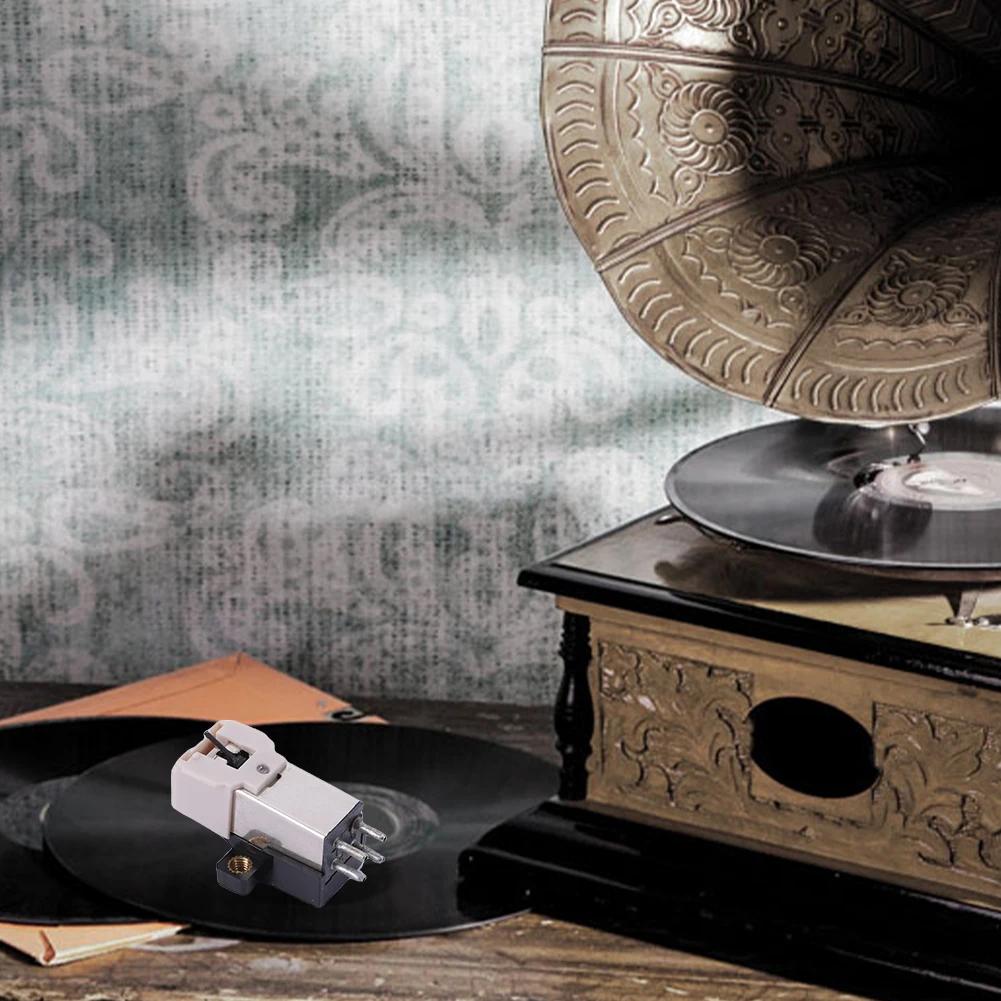 AT-3600/AT-91/AT-91R Магнитный картридж Игла Отличная четкость Подвижный магнит Картридж для проигрывателя Замена для проигрывателя