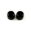 ALLPARTS Ebony Wood Dome Knob for Split Shaft (2 Pieces) PK-0198-0E0 []