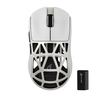 Игровая беспроводная оптическая мышь ATTACK SHARK R2 из магниевого сплава, со спиральным кабелем, сертифицированная, PAW3950, 8000 Гц, 2,4 ГГц/Bluetooth/Проводная USB,