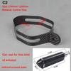 Motorcycle Exhaust Muffler Escape Clamp Carbon Fiber Hanger Bracket 90mm 100mm 120mm for Yoshimura for akrapovics for SC for TBR