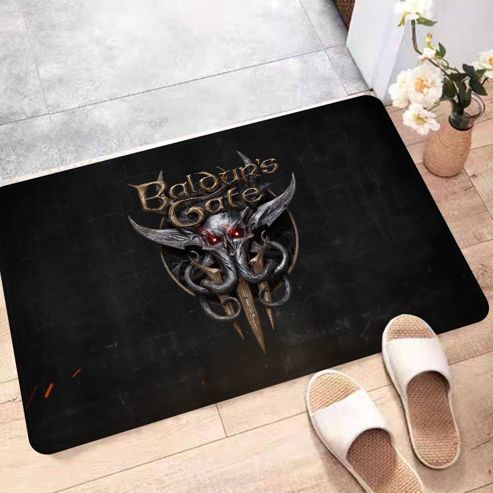 Игровой коврик Baldurs Gate Нескользящий коврик для прачечной Декор для прачечной Балкон Детская Гостиная Прикроватные коврики