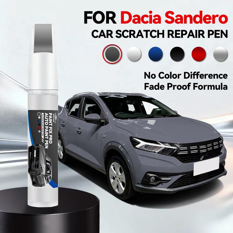 Ремонтный маркер для краски автомобиля Для Dacia Sandero 2008-2025 Аксессуары для ремонта царапин на краске Синий Зеленый Серый Красный Белый Серый Бежевый