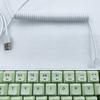 Механическая Клавиатура Спиральный Кабель Тип C USB Порт Авиационный Разъем Спиральный Кабель Настольный Компьютер Авиационный Разъем Кабель для Данных Макс. 3 м