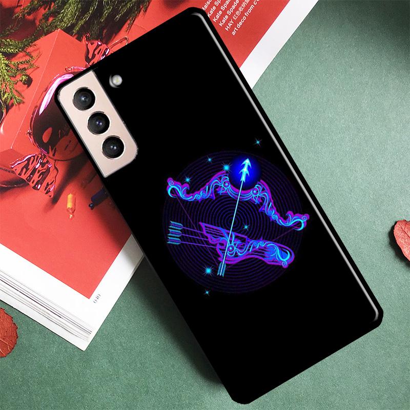 Zodiac Signs Phone Case For Samsung Galaxy S25 Ultra S9 S10 S20 S20 S21 S22 S23 Plus S24 FE Back Cover
