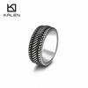Vintage Stainless Steel Men's Rings Size 7-12 Boho Arrow Pattern Charm Finger Rings Cocktail Party Midi Rings Jewelry