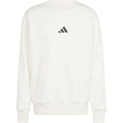 adidas MA Szn G Crew Удобная дышащая мягкая толстовка с длинным рукавом унисекс толстовка Han-Jade-White Black JJ3670