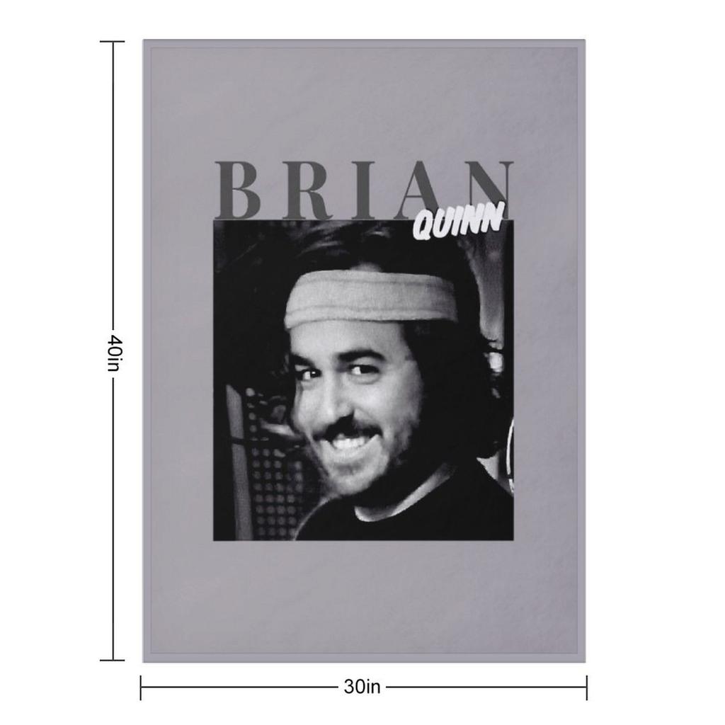 Brian Quinn Throw Blanket Large Fashion Sofas Soft Beds Hair Blankets