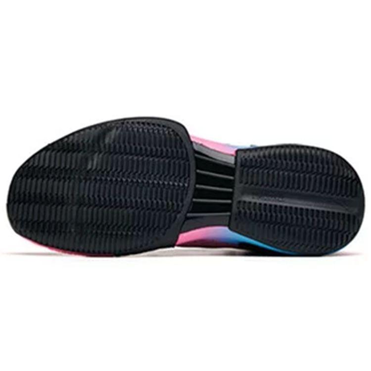 Anta Shock 3 High-Top Basketball Shoes Men Basketball Shoes Black Pink Blue 112131605S-1