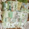 Винтажный Декор Материалы для Скрапбукинга Бумажный Комбо Набор DIY Junk Journal Коллаж Фотоальбом Ретро Фон