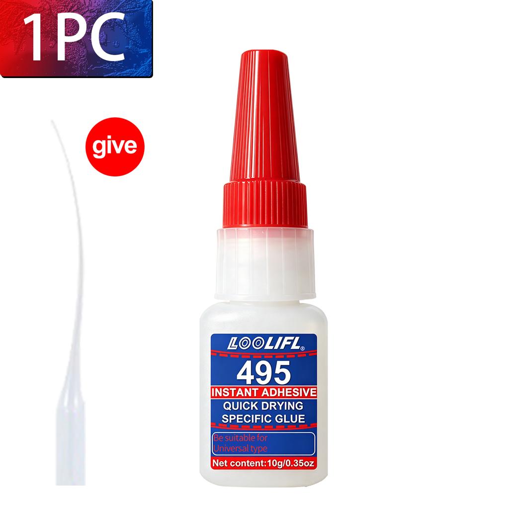 LOOLIFL High Strength Instant Adhesive Strong Super Glue Universal Fast Drying For Repair Plastic Rubber Metal Glass Bond Tools