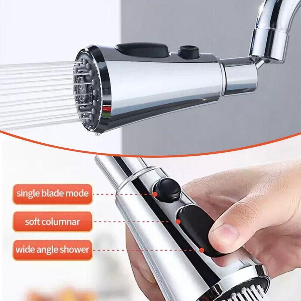 Многофункциональный распылитель для крана, поворотный на 360° носик для крана, регулируемый удлинитель для крана