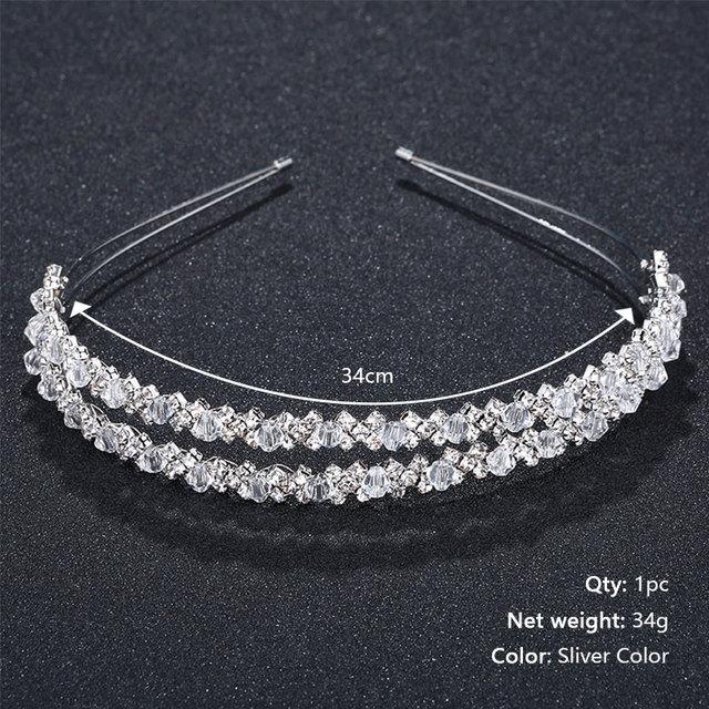 Свадебные тиары и короны Efily, роскошные хрустальные ювелирные изделия, ободки со стразами для женщин, свадебные аксессуары для волос, подарочная повязка для волос